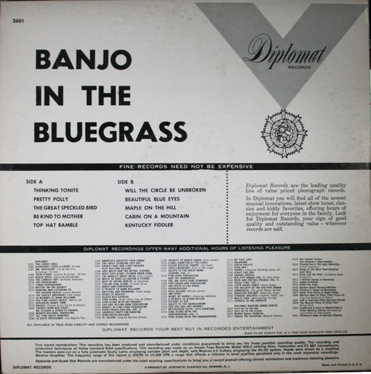 Various - Banjo In The Bluegrass vinyl record, LP (Near Mint (NM or M-)) | Lulo Records