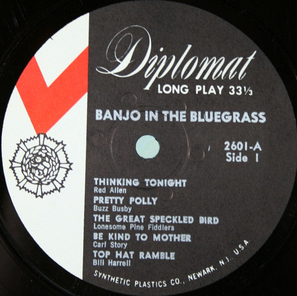 Various : Banjo In The Bluegrass (LP, Comp, Mono)