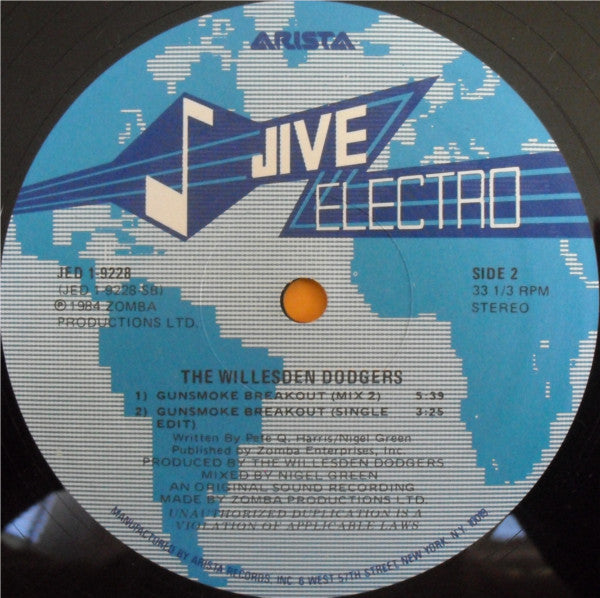 Willesden Dodgers : Gunsmoke Breakout (12")