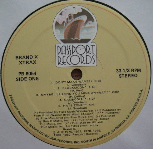 Brand X (3) : Xtrax (LP, Comp, Hub)