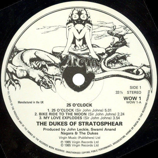 The Dukes Of Stratosphear : 25 O'Clock (12", MiniAlbum)