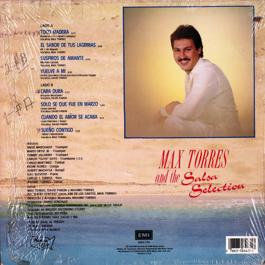 Max Torres And The Salsa Selection : Sensualmente Tropical (LP, Album)