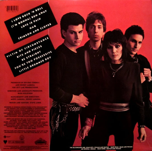 Joan Jett & The Blackhearts - I Love Rock 'N Roll vinyl record, LP (Very Good Plus (VG+)) | Lulo Records