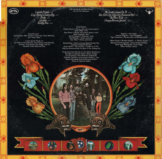 The Charlie Daniels Band : Fire On The Mountain (LP, Album, Blu + 7", EP)