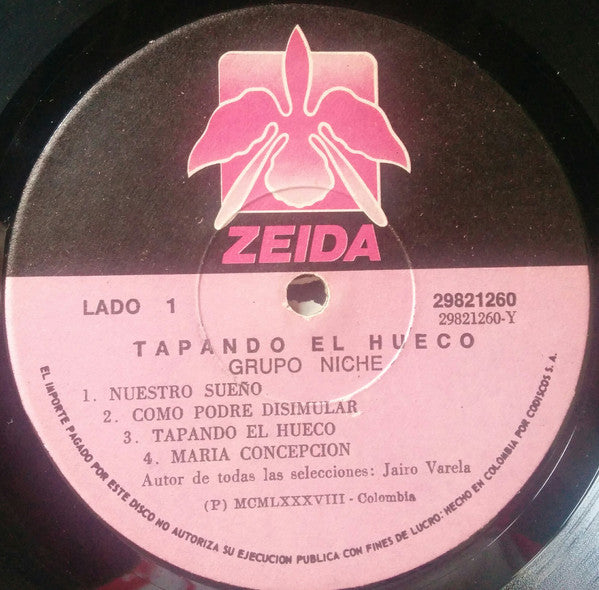 Grupo Niche : Tapando El Hueco (LP, Album)