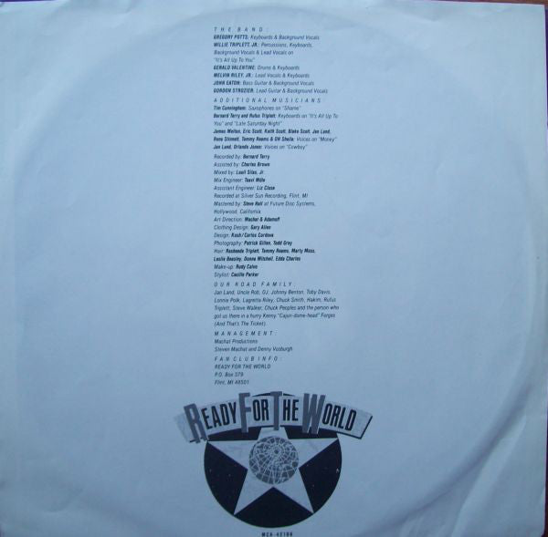 Ready For The World : Ruff 'N' Ready (LP, Album)