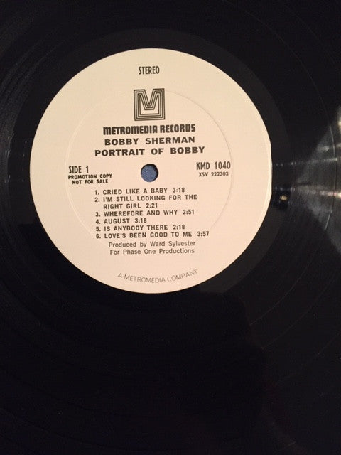 Bobby Sherman : Portrait Of Bobby (LP, Album, Promo)