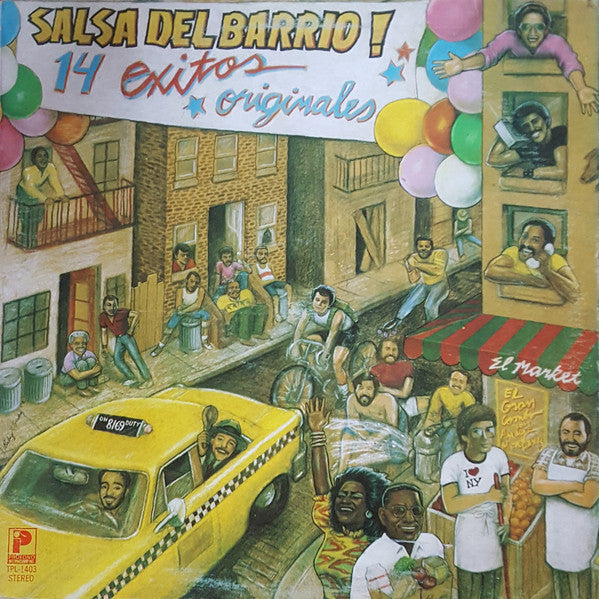 Various : Salsa Del Barrio! 14 Exitos Originales (LP, Comp)