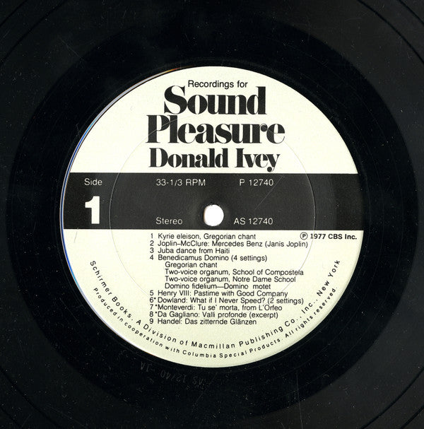 Donald Ivey : Recordings For Sound Pleasure (3xLP, Comp + Box)