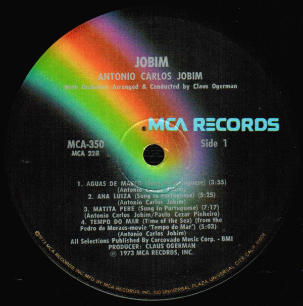 Antonio Carlos Jobim : Jobim (LP, Album, Glo)