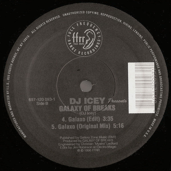 DJ Icey : Galaxy Of Breaks (12")
