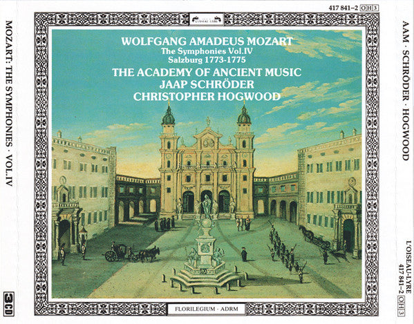 Wolfgang Amadeus Mozart - The Academy Of Ancient Music - Jaap Schröder - Christopher Hogwood : The Symphonies Vol. IV - Salzburg 1773-1775 (3xCD, Comp, RE + Box)