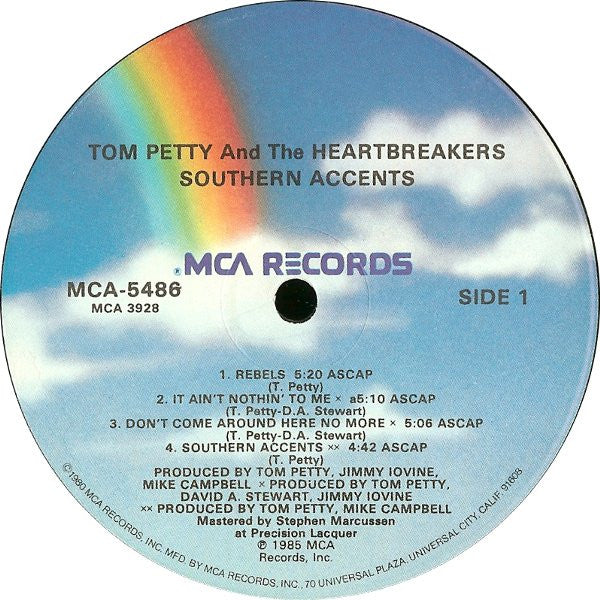 Tom Petty And The Heartbreakers : Southern Accents (LP, Album)
