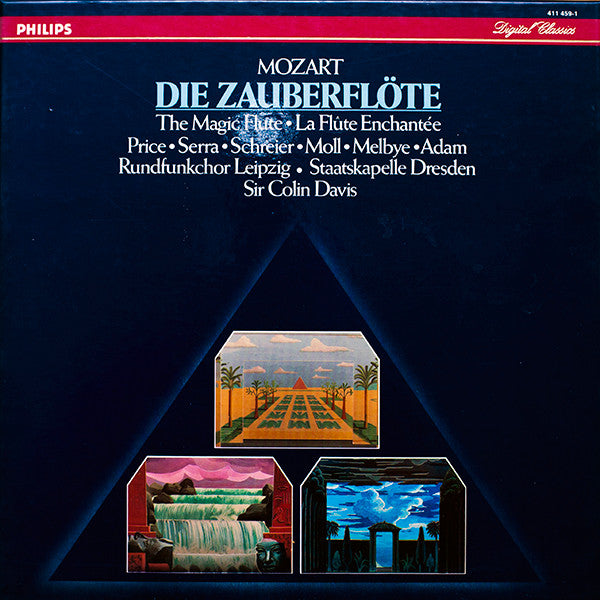 Wolfgang Amadeus Mozart - Margaret Price • Luciana Serra • Peter Schreier • Kurt Moll • Mikael Melbye • Theo Adam, Rundfunkchor Leipzig • Staatskapelle Dresden, Sir Colin Davis : Die Zauberflöte (The Magic Flute • La Flûte Enchantée) (3xLP + Box)