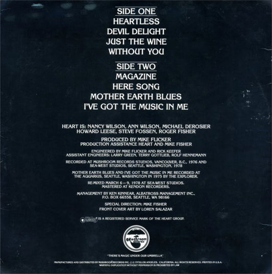 Heart : Magazine (LP, Album, RE, Ter)