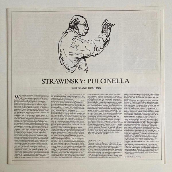 Igor Stravinsky – Teresa Berganza • Ryland Davies • John Shirley-Quirk, London Symphony Orchestra • Claudio Abbado : Pulcinella (LP)
