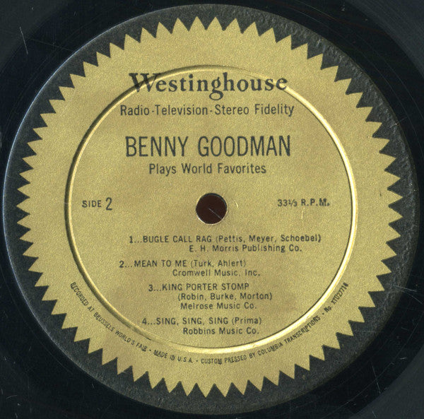 Benny Goodman : Benny Goodman Plays World Favorites In High-Fidelity (LP, Album, Mono)