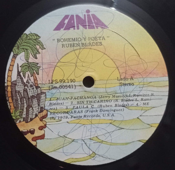 Ruben Blades : Bohemio Y Poeta (LP, Comp)