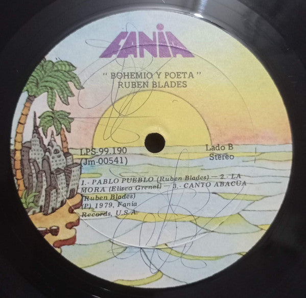 Ruben Blades : Bohemio Y Poeta (LP, Comp)