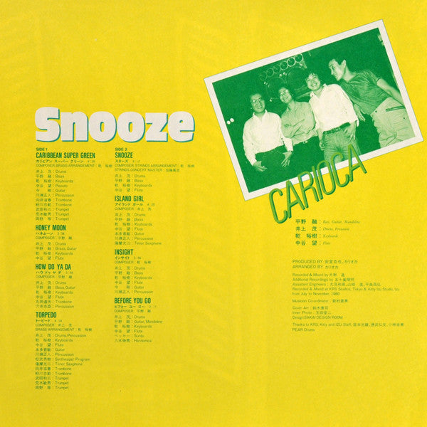 Carioca (5) : Snooze (LP, Album)