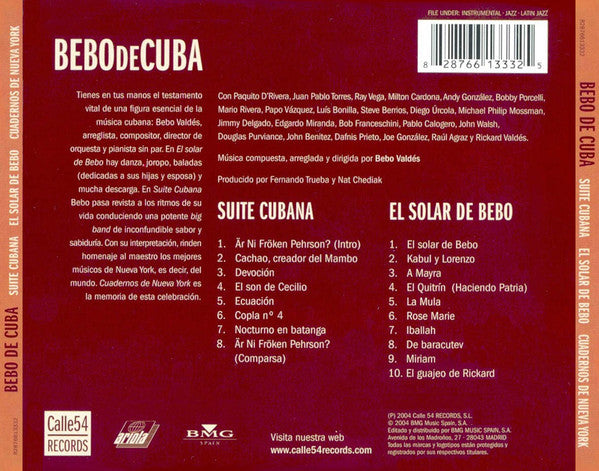 Bebo De Cuba* : Bebo De Cuba (2xCD, Album)