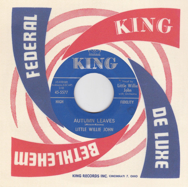 Little Willie John : Autumn Leaves / There Is Someone In This World For Me (7", Single)