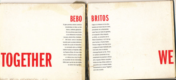Bebo Valdés & Federico Britos : We Could Make Such Beautiful Music Together (CD, Album)