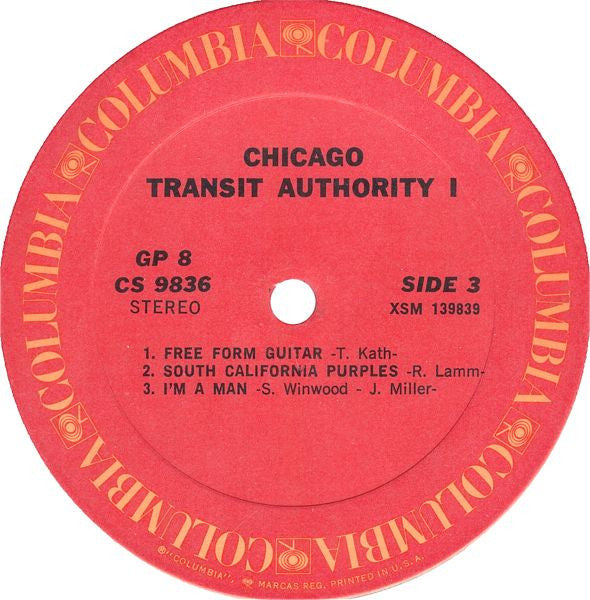 Chicago (2) : Chicago Transit Authority I (2xLP, Album, RE, Gat)