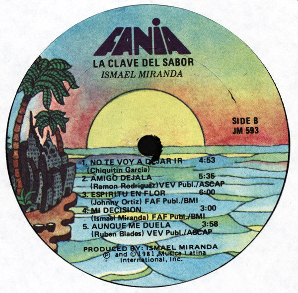 Ismael Miranda : La Clave Del Sabor (LP, Album)