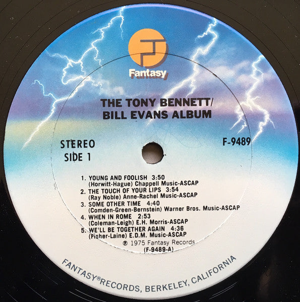 Tony Bennett / Bill Evans : The Tony Bennett Bill Evans Album (LP, Album, RE)
