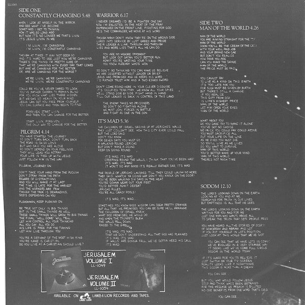 Jerusalem (3) : Warrior (LP, Album)