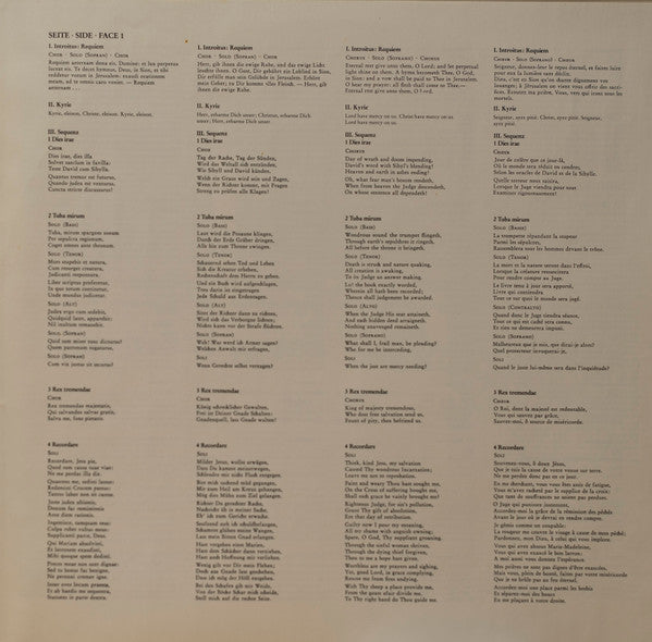 Wolfgang Amadeus Mozart, Rachel Yakar, Ortrun Wenkel, Kurt Equiluz, Robert Holl, Konzertvereinigung Wiener Staatsopernchor, Concentus Musicus Wien, Nikolaus Harnoncourt : Requiem (LP)