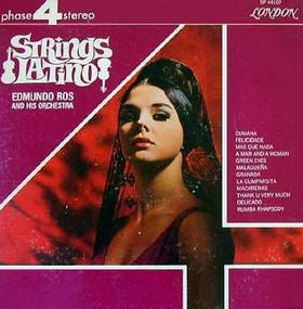 Edmundo Ros & His Orchestra : Strings Latino (LP, Album)