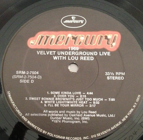 The Velvet Underground : 1969 Velvet Underground Live With Lou Reed (2xLP, Album, RE)