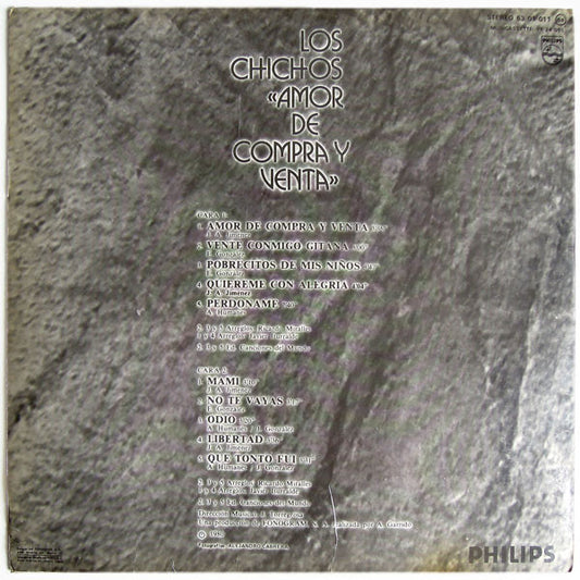 Los Chichos : Amor De Compra Y Venta (LP, Album)