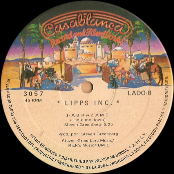 Lipps, Inc. : Addicted To The Night / Hold Me Down (12")