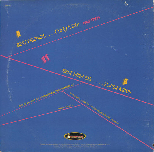Eddie Towns - Best Friends vinyl record, 12" (Mint (M)) | Lulo Records