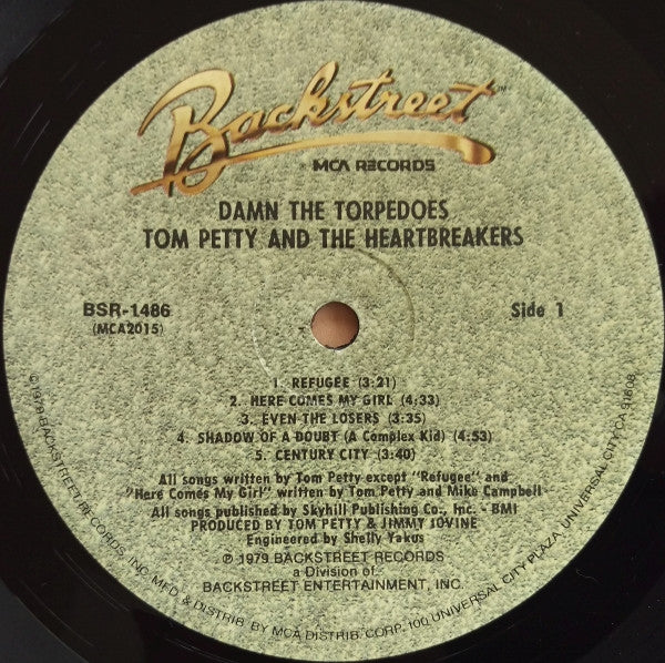 Tom Petty And The Heartbreakers : Damn The Torpedoes (LP, Album, RE, Pin)