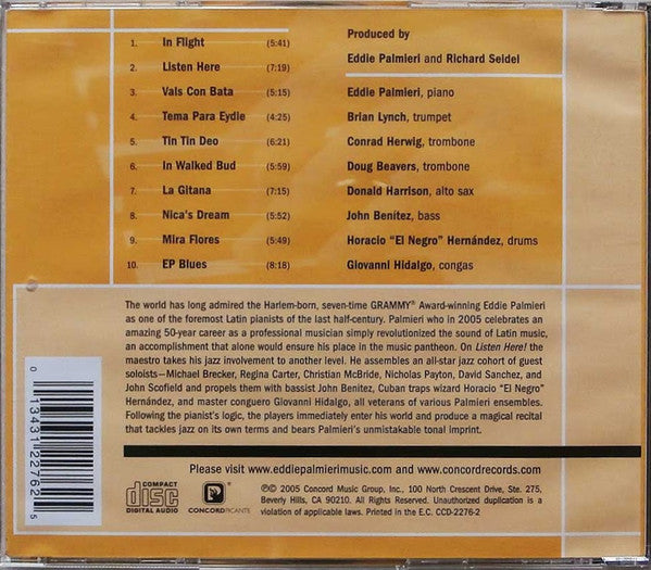 Eddie Palmieri : Listen Here! (CD, Album)