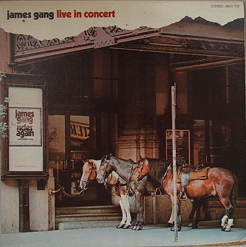 James Gang : Live In Concert (LP, Album, RP)