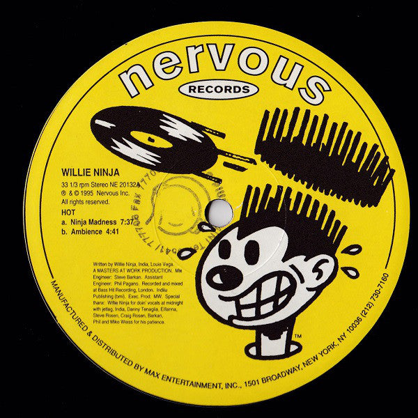Willie Ninja : Hot (12")