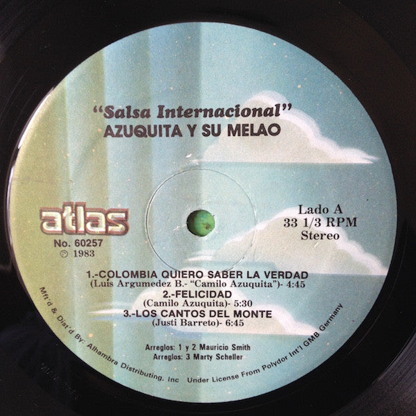 Azuquita Y Su Melao : Salsa International (LP, Album)