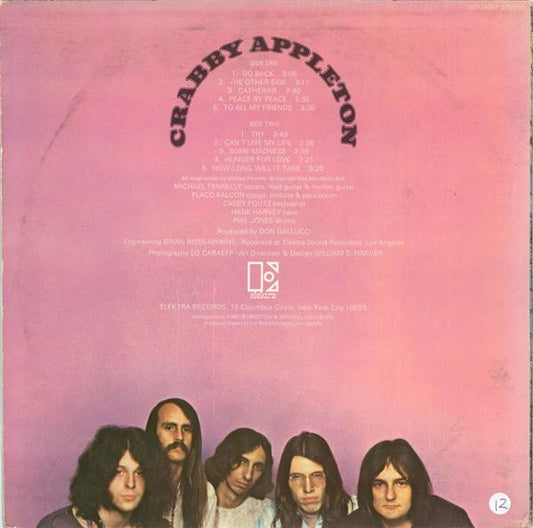 Crabby Appleton : Crabby Appleton (LP, Album, Pit)