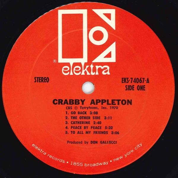 Crabby Appleton : Crabby Appleton (LP, Album, Pit)