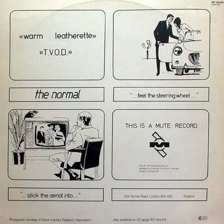 The Normal : Warm Leatherette (12", Single, RE)