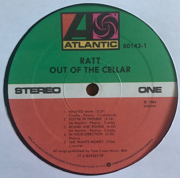 Ratt : Out Of The Cellar (LP, Album, Spe)