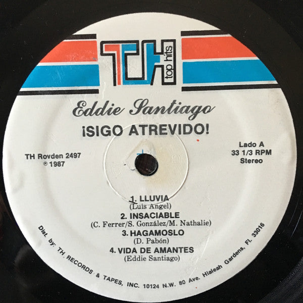 Eddie Santiago : ...Sigo Atrevido! (LP, Album)