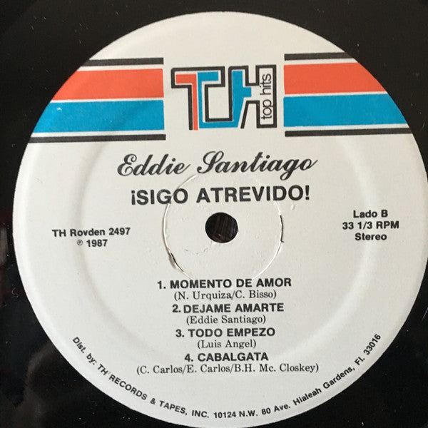 Eddie Santiago : ...Sigo Atrevido! (LP, Album)
