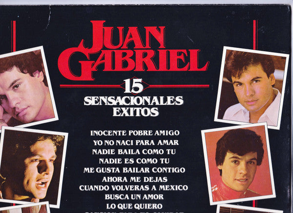 Juan Gabriel : 15 Sensacionales Éxitos (LP, Comp)