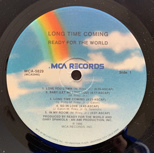 Ready For The World : Long Time Coming (LP, Album)